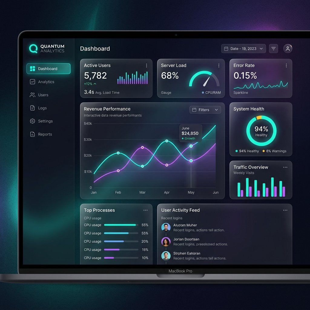 SaaS Metrics Dashboard Preview