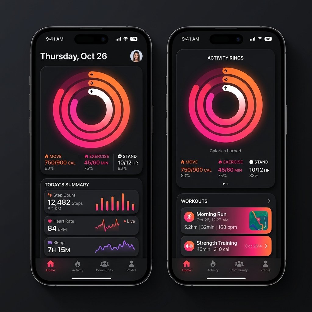 Fitness Track Application Preview